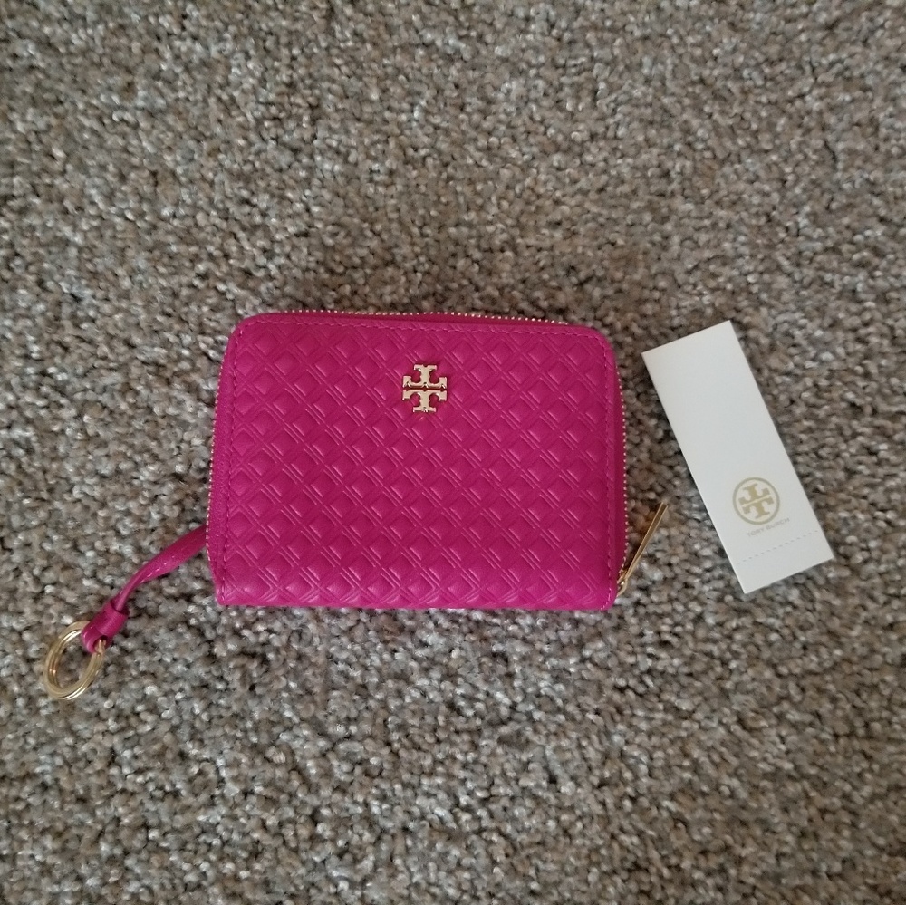 Tory burch pink wallet